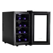 Adega Climatizada Gallant Milano 25L 8 Garrafas Preta 127V GAD08P1ZC-PT127