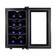 Adega Climatizada Gallant Milano 25L 8 Garrafas Preta 127V GAD08P1ZC-PT127