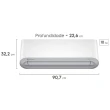 Ar Condicionado Split Electrolux Color Adapt 12000 BTUs Frio 220V U12F
