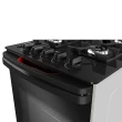 Fogão Mueller 4 Bocas Titanio Bivolt Mesa De Vidro Grades Ferro Fundindo MFV4BF